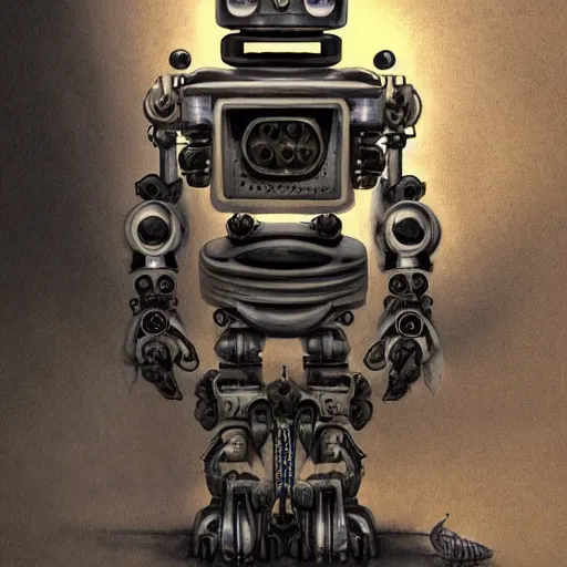 Image similar to a robot by Keith Thompson