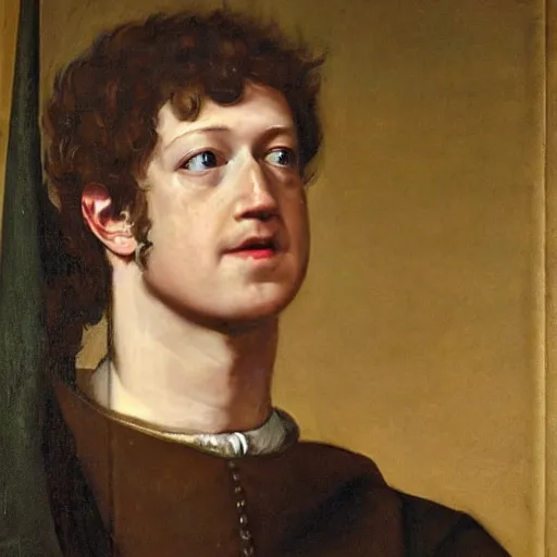 Prompt: Mark Zuckerberg as a scientist from the renaissance working in a time machine, by Diego Velázquez