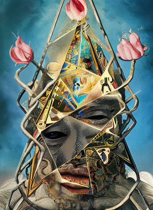 Image similar to full set of illuminati tarot cards in the style of Salvador Dali, hyper-realistic, highly detailed, intricate detail, depth of field, High definition, 8k, octane render, artstation