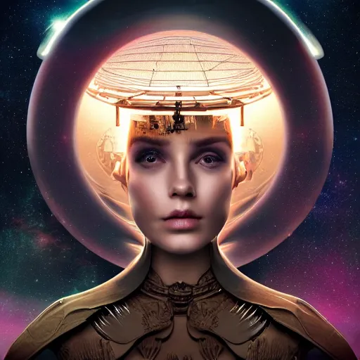 Image similar to a beautiful intricate fine art portrait photo of a starship bridge, by natalie shau and james christensen, masterpiece!, top view, studio lighting, golden ratio composition, 3 5 mm lens, deep depth of field, artstation, 8 k