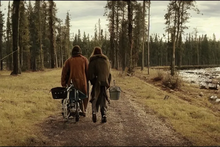 Image similar to “Still frame from a typical Finnish movie”