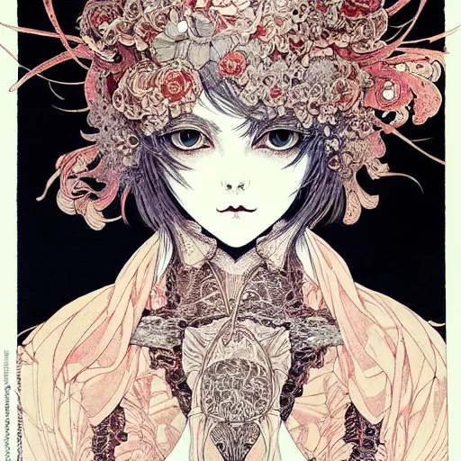 Image similar to prompt: Portrait painted in Smithe One style drawn by Vania Zouravliov and Takato Yamamoto, inspired by Fables, intricate acrylic gouache painting, high detail, sharp high detail, manga and anime 2000