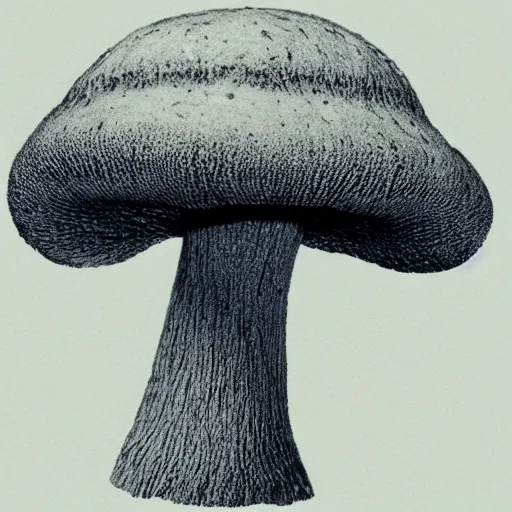 Image similar to 4 k mushroom, scary