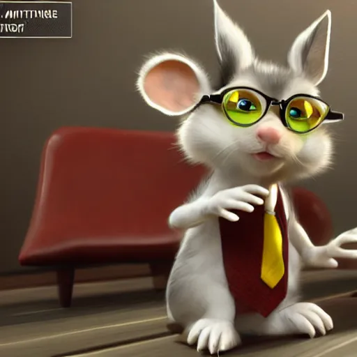 Image similar to stuart little, artstation trending, unreal engine 5