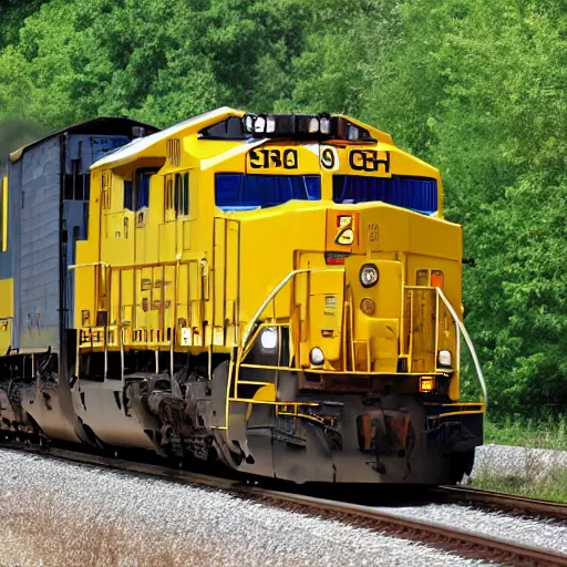 Image similar to csx locomotive with wings