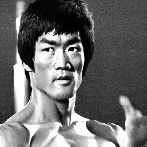 Image similar to Bruce Lee as an old man, if he was still alive today