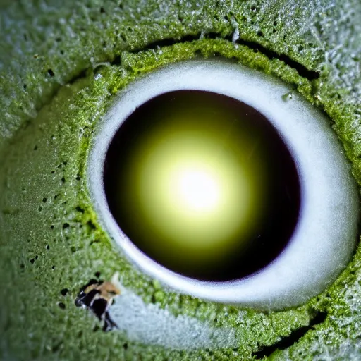 Prompt: closeup oozing sore, sweaty skin!!, sydney sierota, macrophotography, tilt shift, 1 0 mm nikon, lens distortion