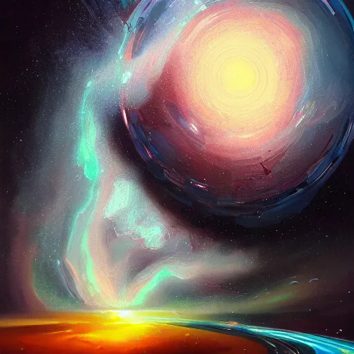 Prompt: a painting of the beginning of the universe, stylized, beautiful, unimaginable, very high detailed, sharp focus, trending on artstation, cgsociety, deviantart
