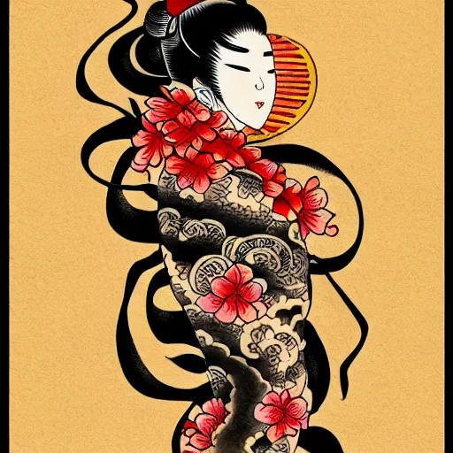 japanese irezumi tattoo, 4 k, high resolution, | Stable Diffusion | OpenArt