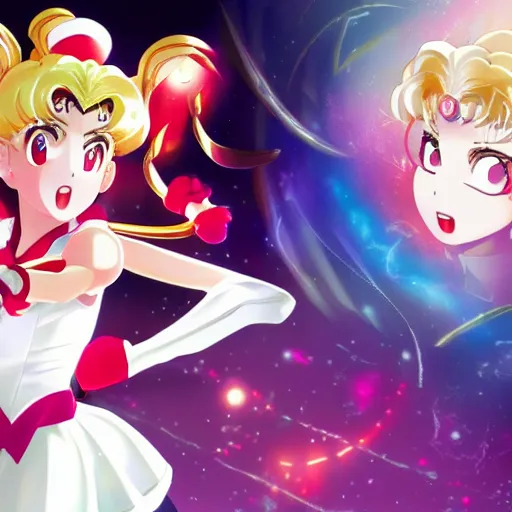 Image similar to sailor moon eternal is a japanese animated action fantasy film artstation
