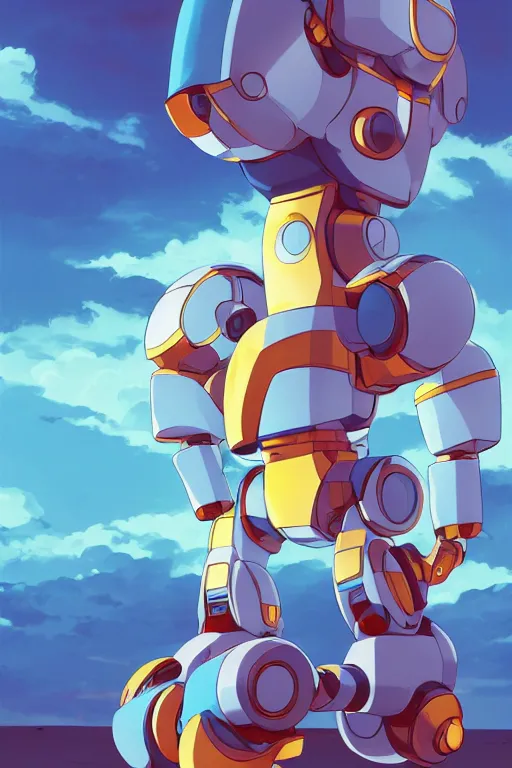 Image similar to metabots medabots medarotto medarot robot minimalist comics, behance hd by jesper ejsing, by rhads, makoto shinkai and lois van baarle, ilya kuvshinov, rossdraws global illumination ray tracing hdr radiating a glowing aura