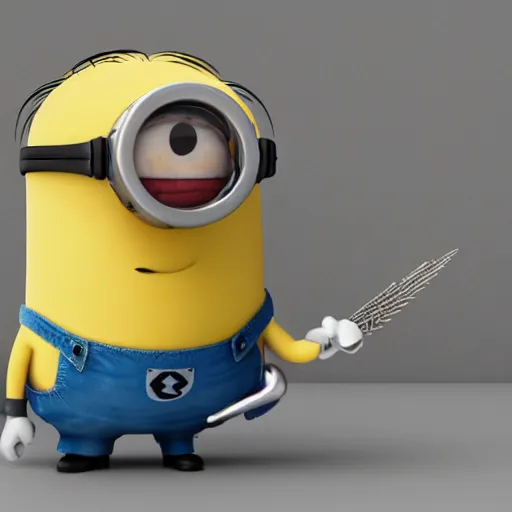 Prompt: A minion being surgically dissected by a surgeon