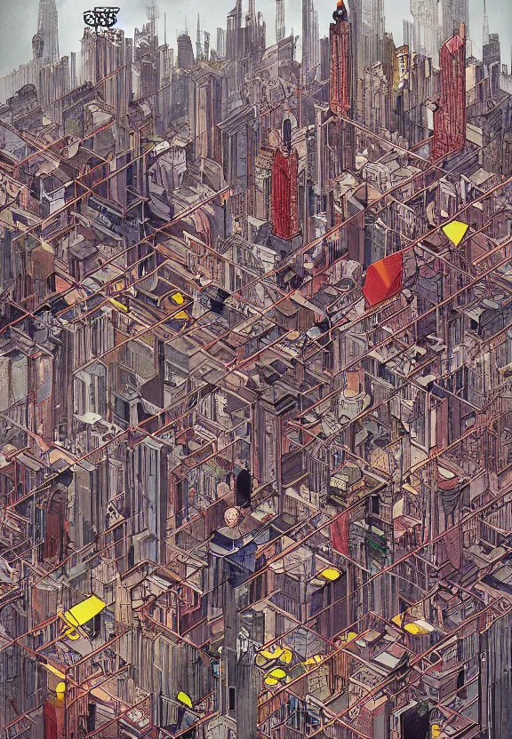 Image similar to [City with checkered!! flags, brutalism! and mushrooms. Propaganda!!! poster!!!!!, intricate, elegant, highly detailed, digital painting, artstation, concept art, matte, sharp focus, illustration, art by Enki Bilal and Moebius]