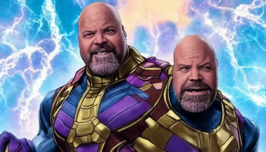 Image similar to uncle Phil as thanos