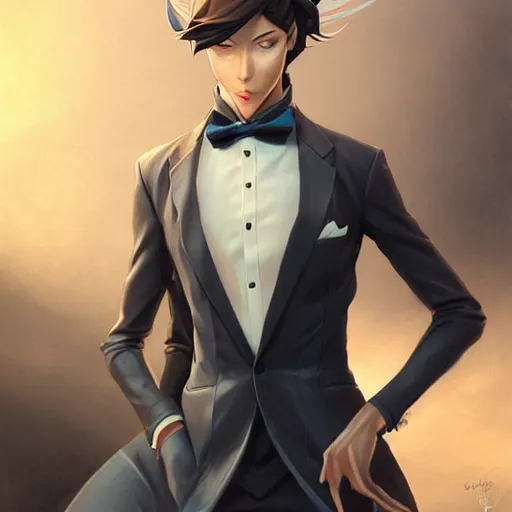 Prompt: an anthropomorphic lynx wearing a tuxedo suit,Character design by charlie bowater, ross tran, artgerm, and makoto shinkai, detailed, inked, western comic book art, 2021 award winning painting,photorealistic,detailed face,professional lighting,studio photograph,hyperdetailed,art by greg rutkowski,digital art