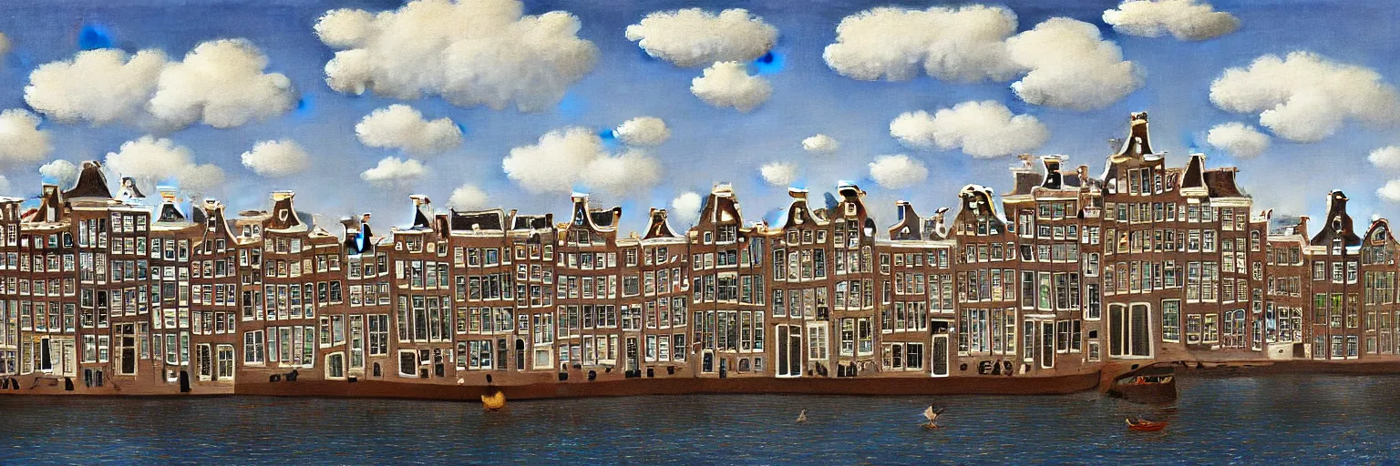 Image similar to amsterdam painting magritte