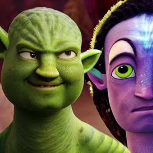 cabbage guy from Avatar with the face of (((Joe Stable Diffusion