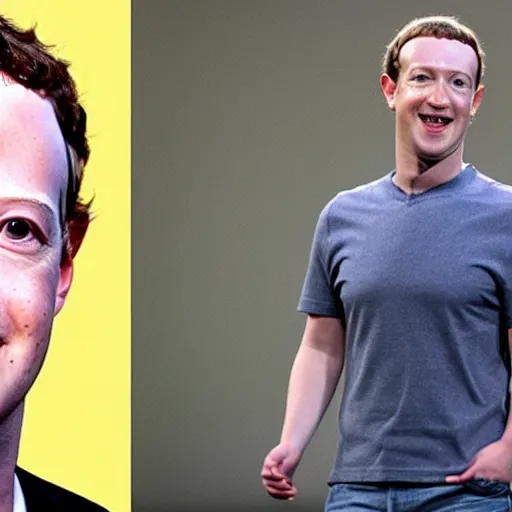 Image similar to Mark Zuckerberg is a lemon, Mark Zuckerberg lemon hybrid