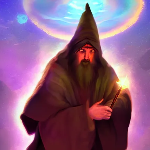 Prompt: wizard casting a spell, digital art, 4 k, fantasy,