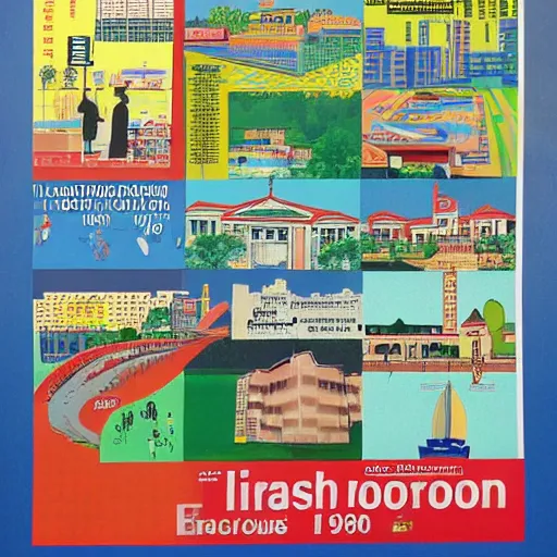 Image similar to 1 9 9 0 s singaporean public education poster for neighbourhoods