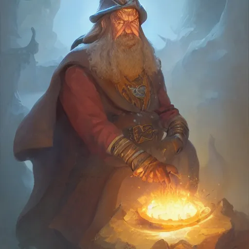 Prompt: a photorealistic painting of a wizard, by justin gerard and greg rutkowski, digital art, realistic painting, fantasy, character design, trending on artstation