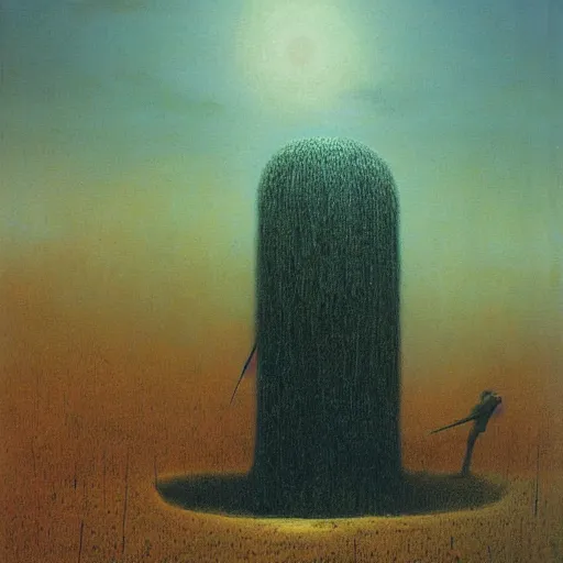 Prompt: the end of time painting by beksinski