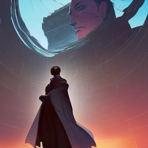 Image similar to vin venture, mistborn. clean cel shaded vector art. shutterstock. behance hd by lois van baarle, artgerm, helen huang, by makoto shinkai and ilya kuvshinov, rossdraws, illustration, art by ilya kuvshinov