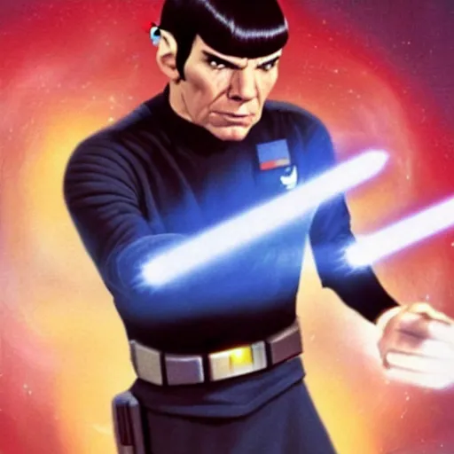 Image similar to spock in star wars