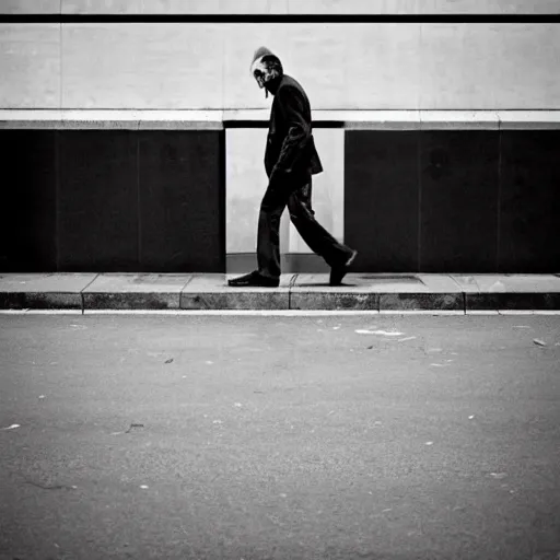 Image similar to lonely zombie by rupert vandervell