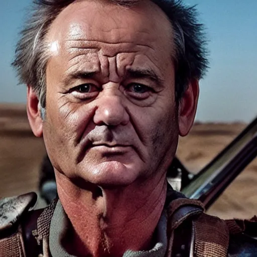 Image similar to bill murray as mad max