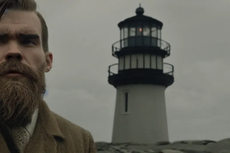 Image similar to The Lighthouse (2019) directed by Robert Eggers