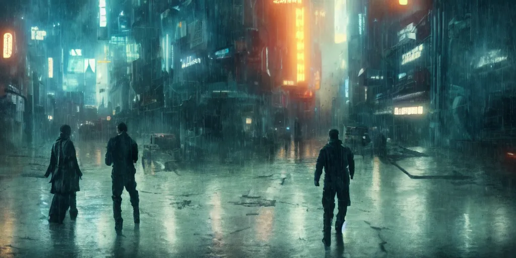 Prompt: screenshots from movie Blade Runner 2049