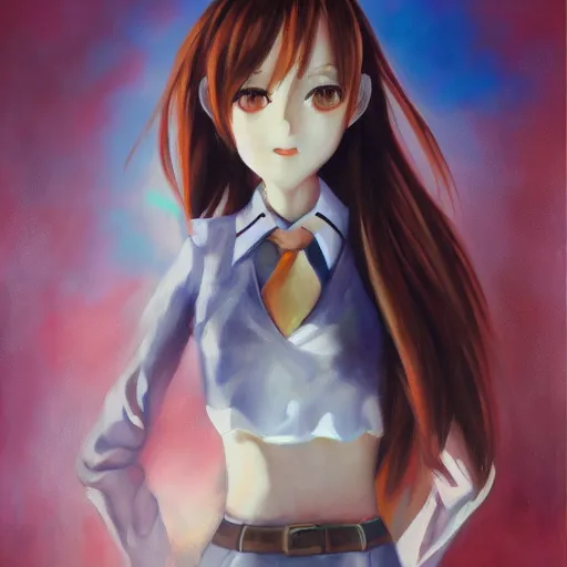 Image similar to malise kurisu, oil painting, cute, hdr, 4 k