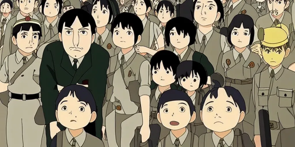 Image similar to hitler studio ghibli