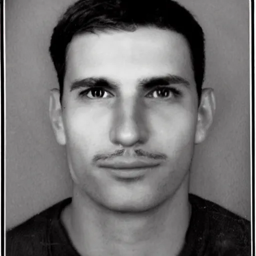 Prompt: average american passport photo,male