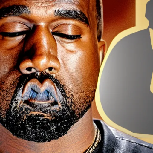 Prompt: Kanye West morphing into a goat, high detail, 4k