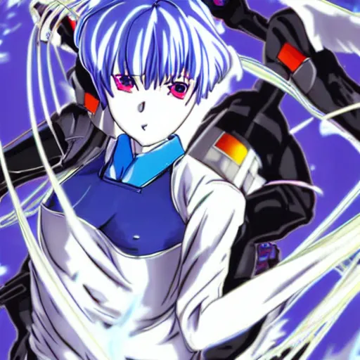 Image similar to Rei ayanami exploding