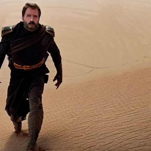 Prompt: still from dune ( 2 0 2 2 ) by denis villeneuve attack of a giant snake