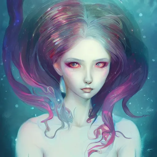 Image similar to a portrait in the style of anna dittmann and loish and ross tran.