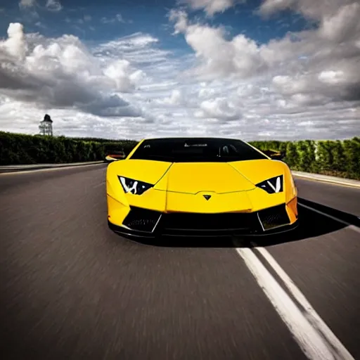 Prompt: “ Album cover of Andrew Tate in a Lamborghini”