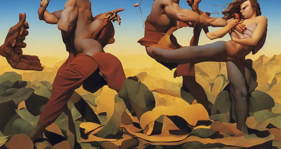 Image similar to the two complementary forces that make up all aspects and phenomena of life, by Thomas Blackshear