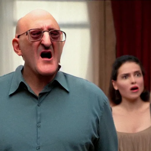 Prompt: uncle junior soprano screaming