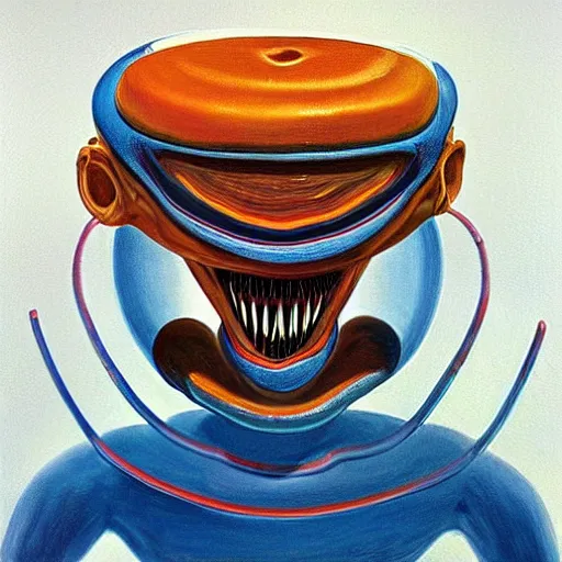 Image similar to alien by wayne thiebaud