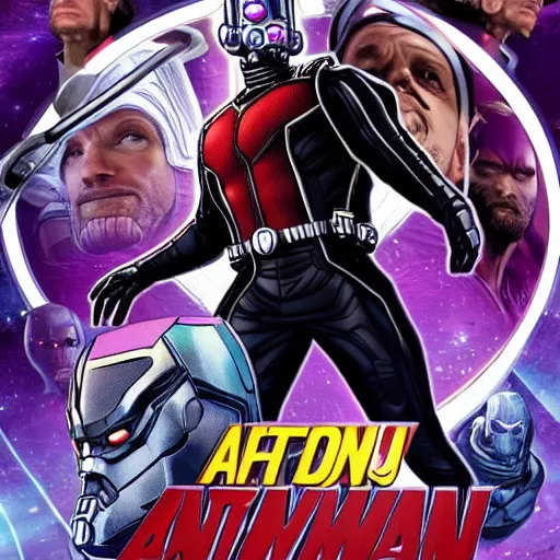 Image similar to Ant Man infiltrating Thanos\'s orifice