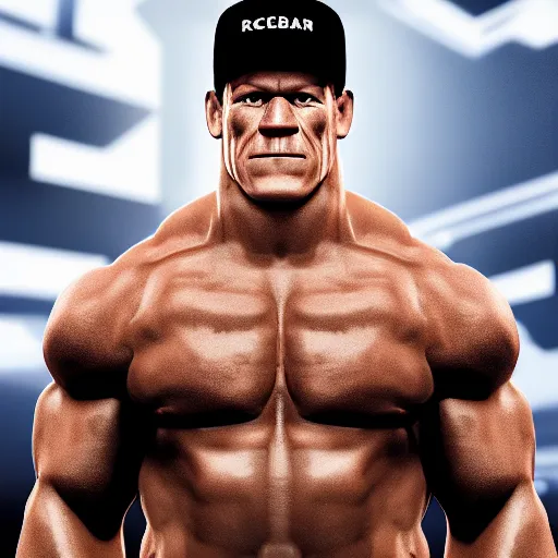 Image similar to John Cena in Roblox 4K detail