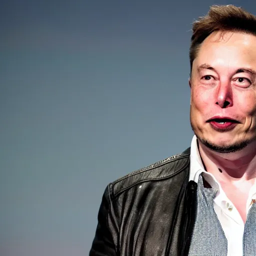 Image similar to elon musk with tusks