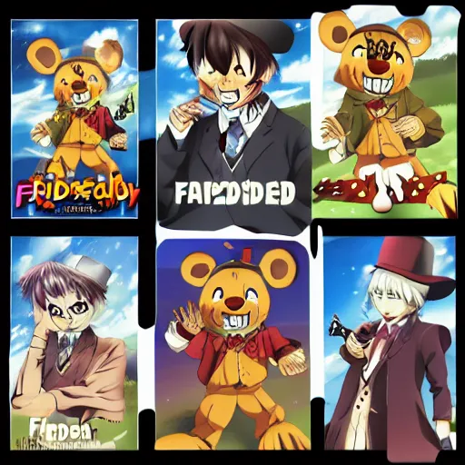 Image similar to Anime Freddy Fazbear Poster