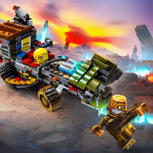 Image similar to lego rock raiders 2022 Promo Art