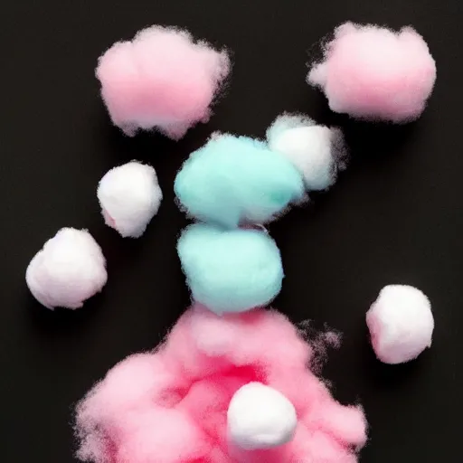 Prompt: photo of cotton candy that looks like boris johnson