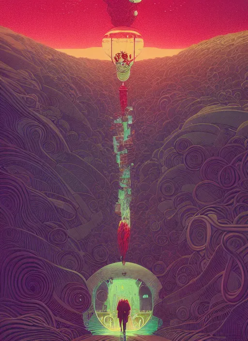 Prompt: a universal inside a wine bottle, epic scene, by victo ngai, kilian eng vibrant colours, dynamic lighting, digital art, winning award masterpiece, fantastically beautiful, illustration, aesthetically inspired by beksinski and dan mumford, trending on artstation, art by greg rutkowski, 8 k